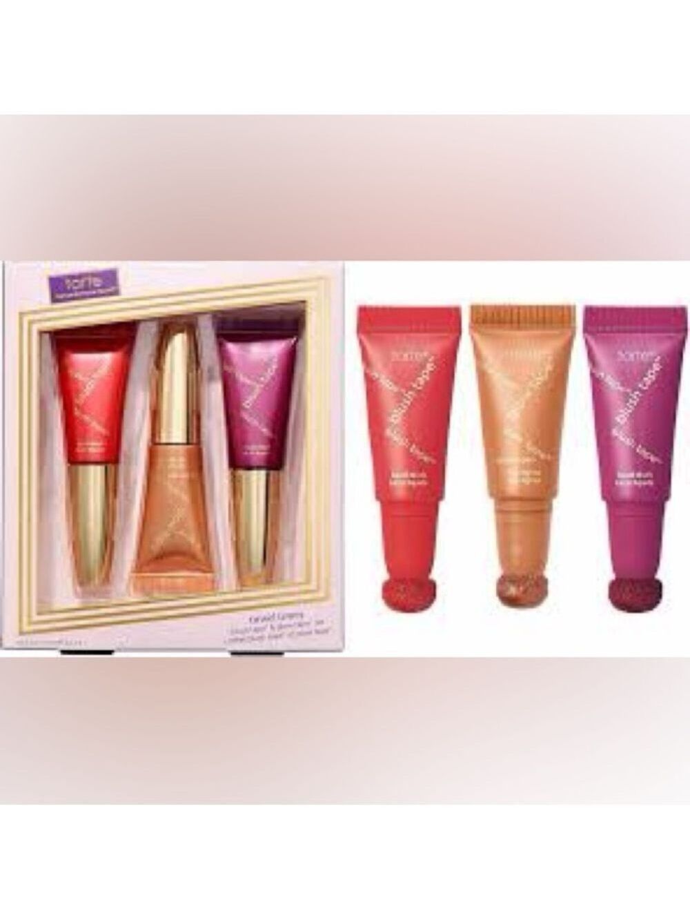 Tarte Tinsel Town Blush Tape & Glow Tape: Bold Berries